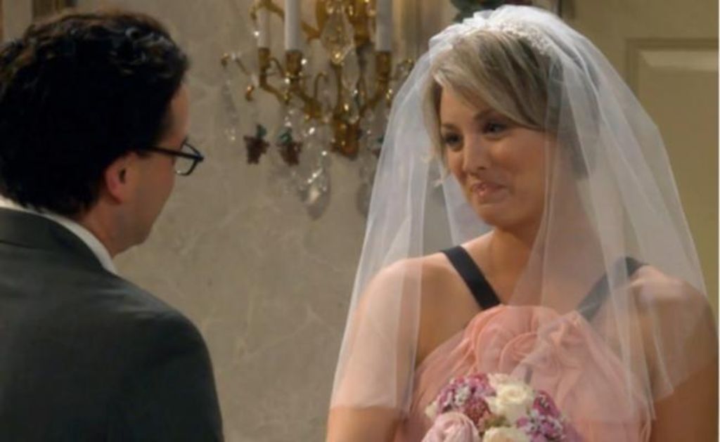 Estreno. Los personajes se casarán en la novena temporada de la serie The Big Bang Theory; se podrá ver el 21 de septiembre.