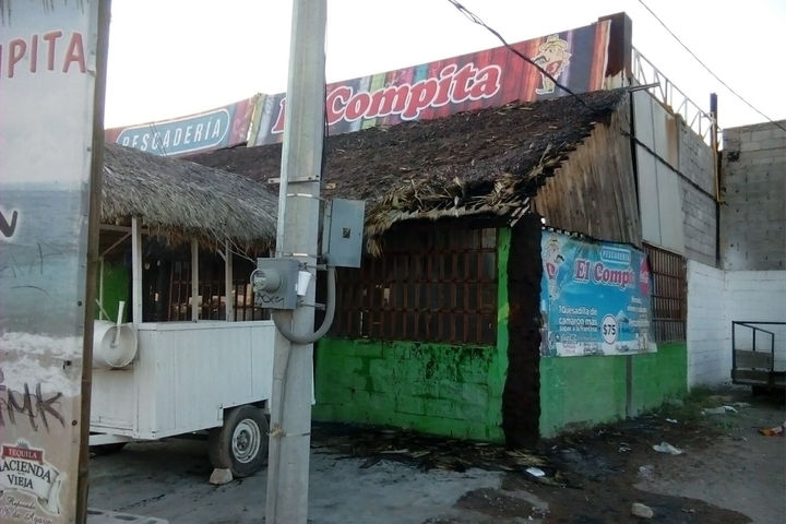 Incendio. Provocó únicamente pérdidas materiales, según Protección Civil.