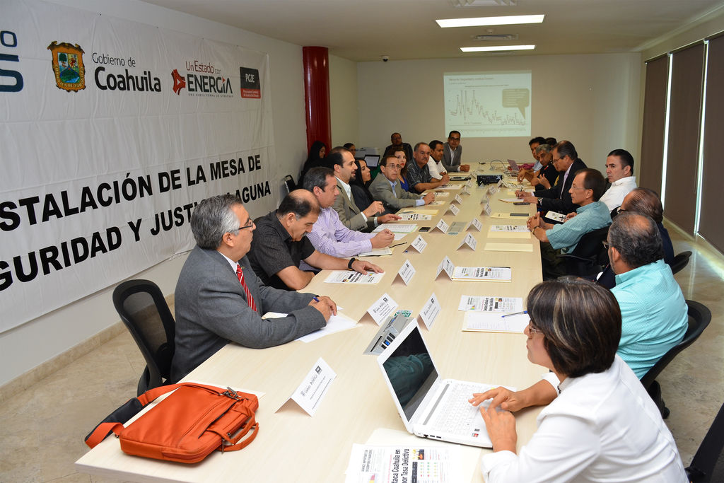 Avance. Torreón forma parte ya de la Red de Mesas de Seguridad y Justicia. Ayer se instaló la número 15 en La Laguna. (Fernando Compeán)