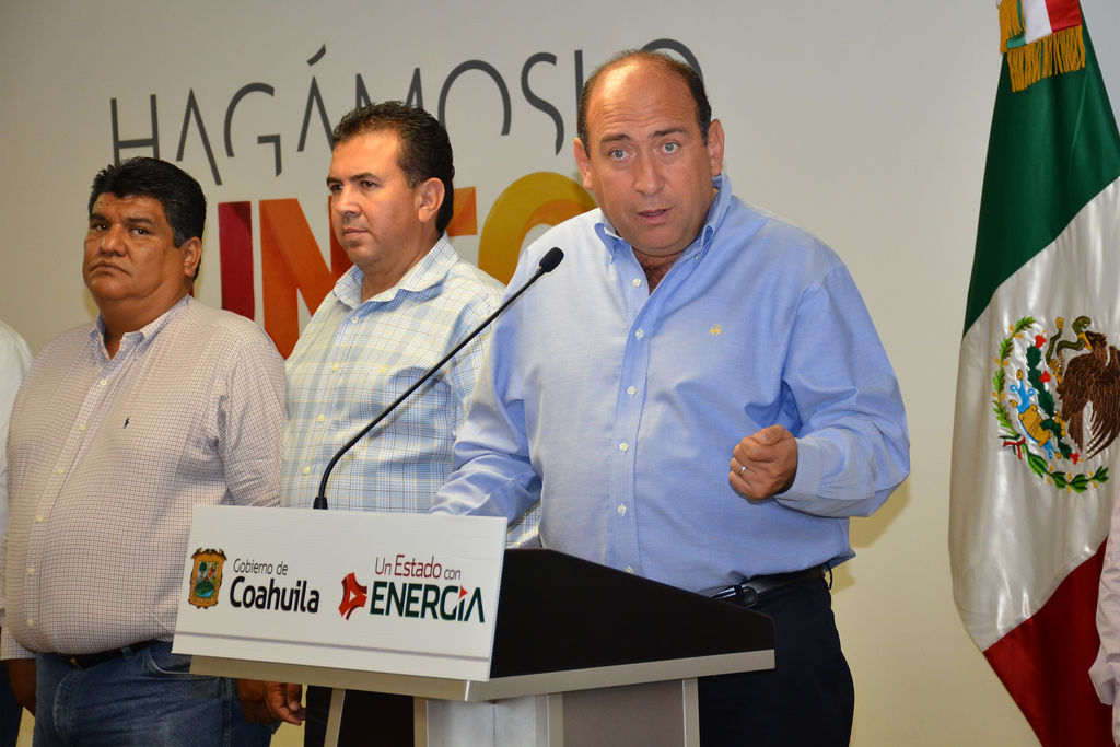 El gobernador del Estado, Rubén Moreira, destaca avances en la baja incidencia delictiva en Coahuila. (FERNANDO COMPEAN)