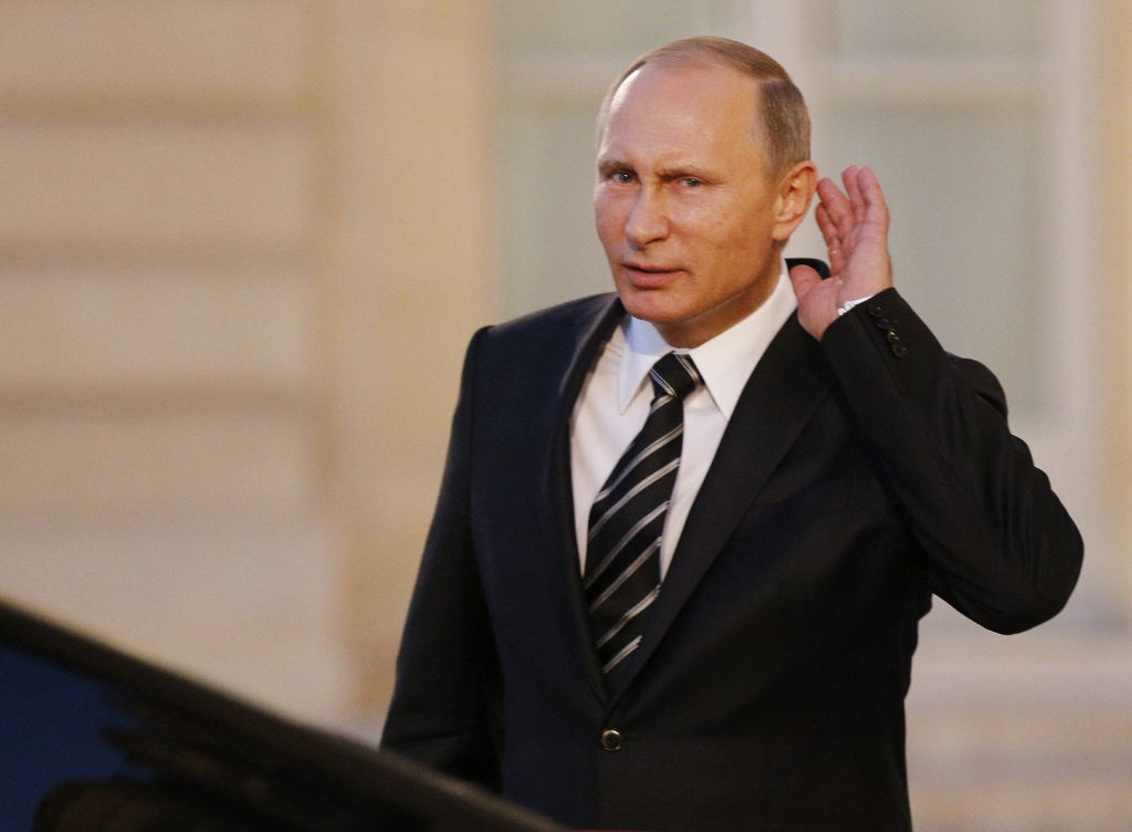 Firmeza. Vladimir Putin insiste en que no apoya al regimen sirio, sino que lucha contra el terrorismo.