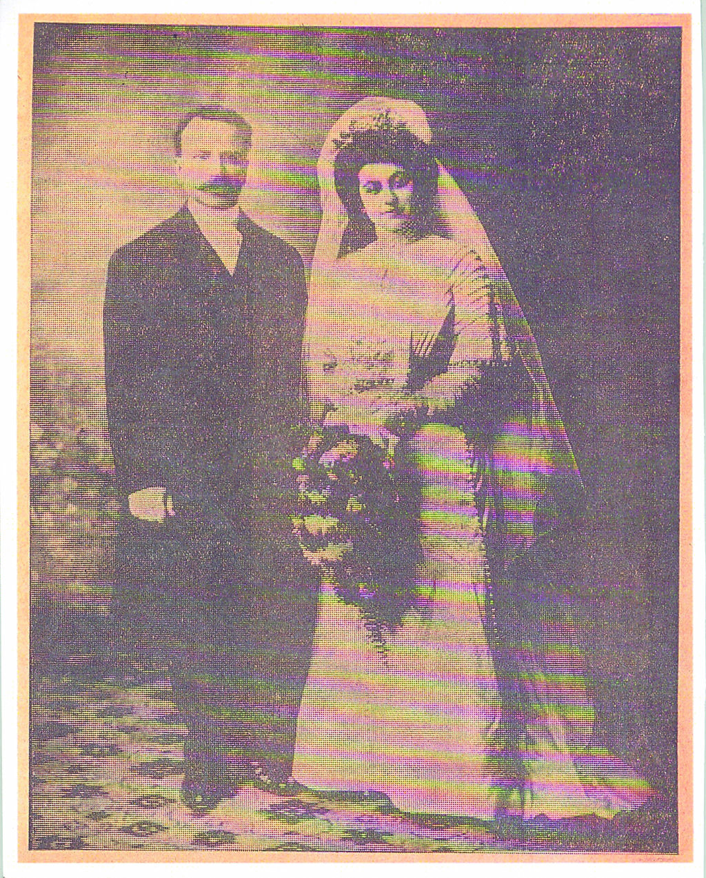 DON FRANCISCO JAVIER LOZANO GONZÁLEZ EL DÍA DE SU MATRIMONIO CON LA SRITA. OLIVA GARZA DE LOZANO, 9 de diciembre de 1908, en Brownsville, Texas, USA, tierra natal de la novia.