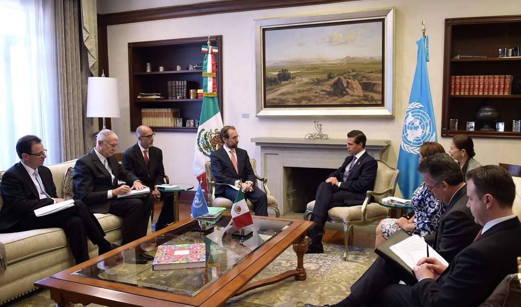 Zeid Ra'ad Al Hussein concluyó ayer su visita a México. (Notimex)