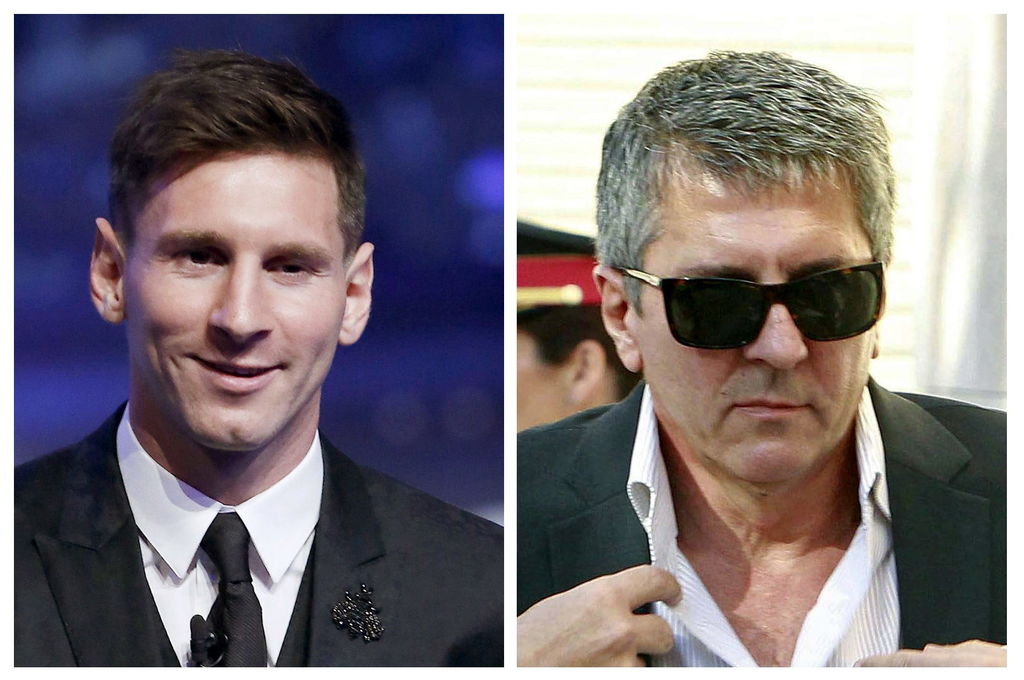 Messi y su padre son acusados de tres delitos fiscales. (EFE)