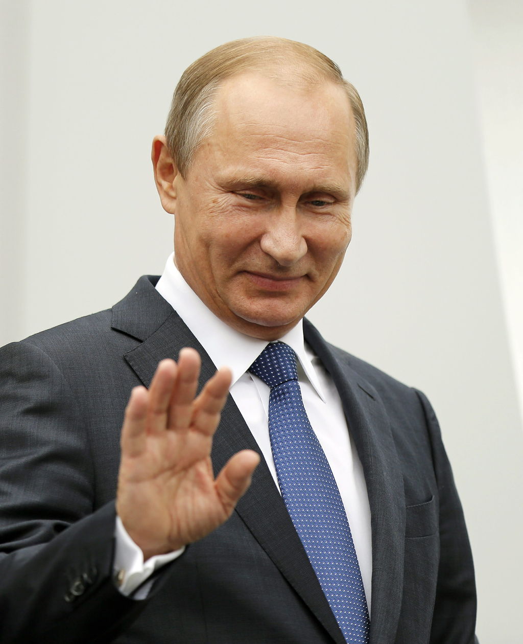 Negativa. El presidente ruso negó que su país pretenda invadir Siria de forma terrestre.