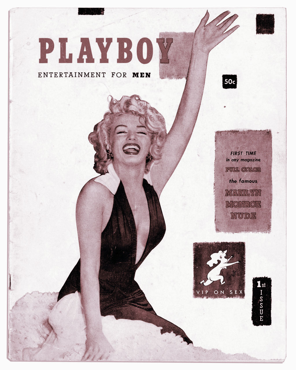 Rompe tabúes. En el primer número de la revista, en 1953, apareció Marilyn Monroe.