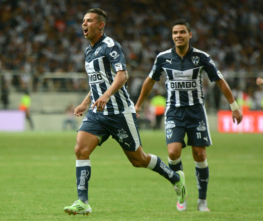 El colombiano Edwin Cardona lleva 8 goles en el torneo, junto con Rogelio Funes Mori son los máximos anotadores de los Rayados.