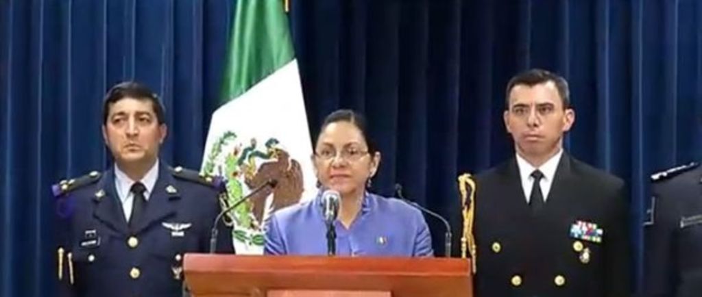 La titular de la Coordinación Nacional Antisecuestro, Patricia Bugarín, dio a conocer la detención de cinco presuntos secuestradores en el estado de Tabasco. (TWITTER)