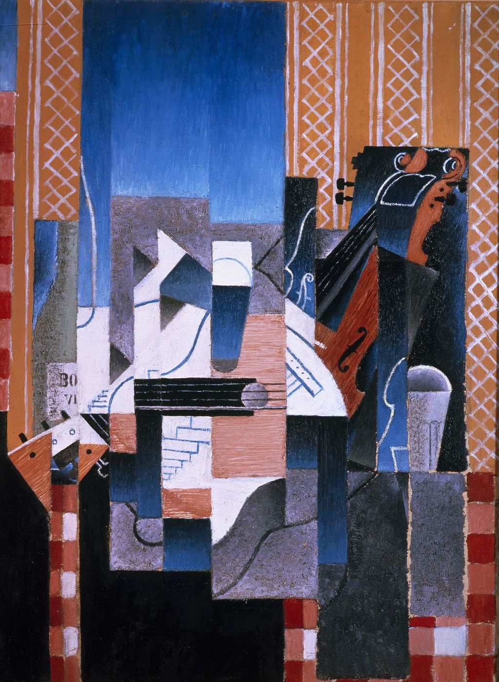Violon et guitare (Violín y Guitarra), de Juan Gris se encuentra actualmente expuesto en el Museo Reina Sofía, a donde llegó en 1992. (ESPECIAL)