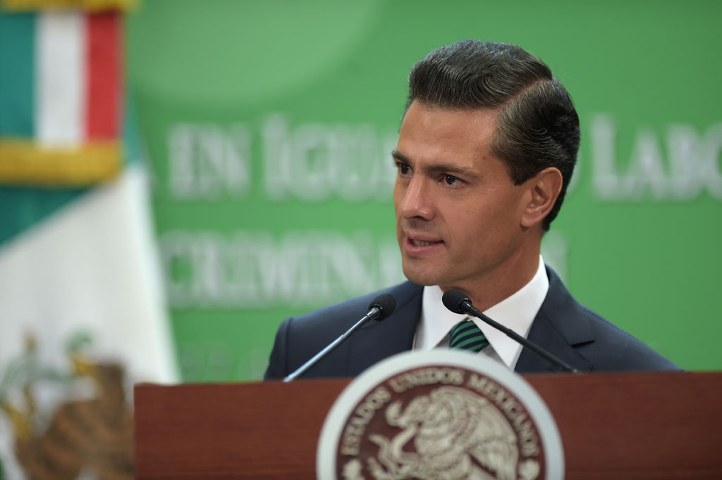 Peña Nieto destacó la importancia de que tanto el Ejecutivo como el Legislativo impulsen un 'amplio debate' con expertos en el tema. (Archivo)
