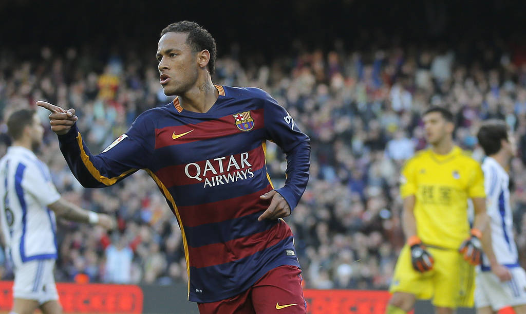 Neymar anotó dos goles en la victoria blaugrana. (AP)