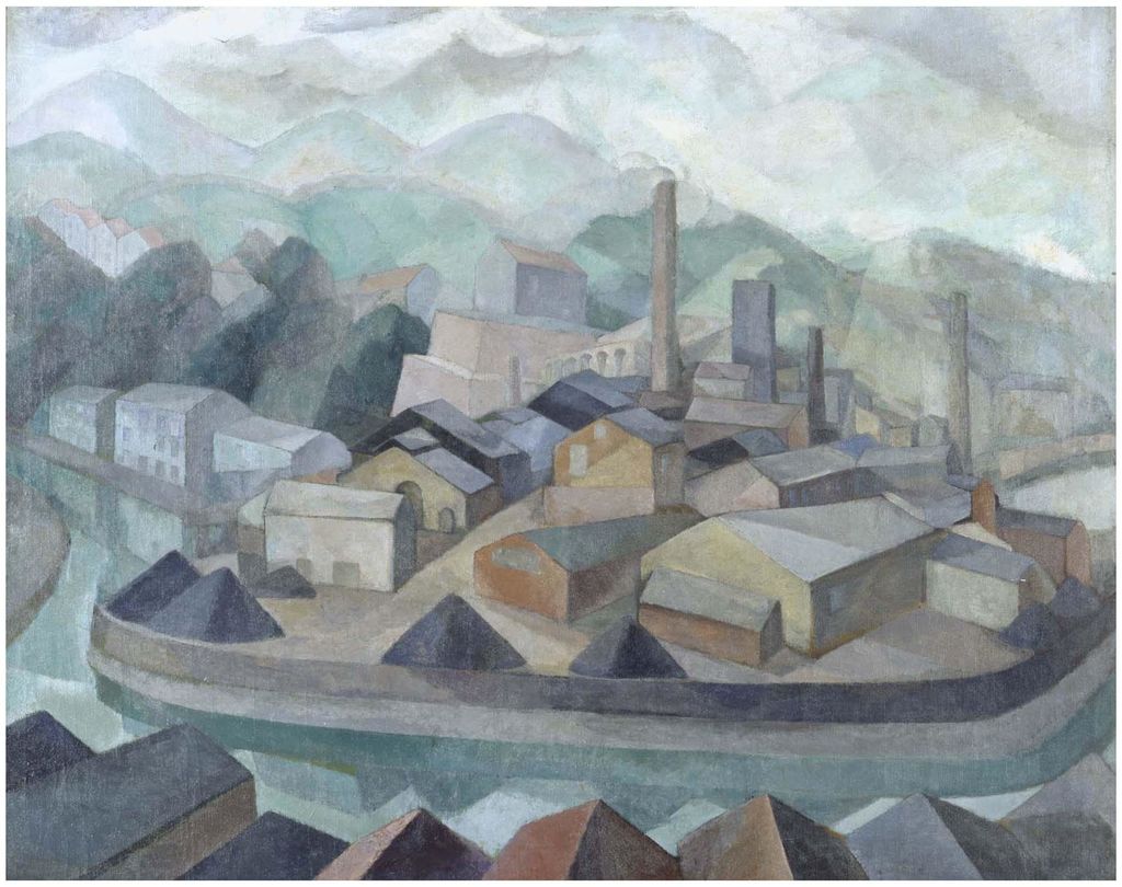 La fábrica dormida, de Daniel Vázquez Díaz se encuentra actualmente expuesto en el Museo Reina Sofía, a donde llegó en el año 2000. (ESPECIAL)