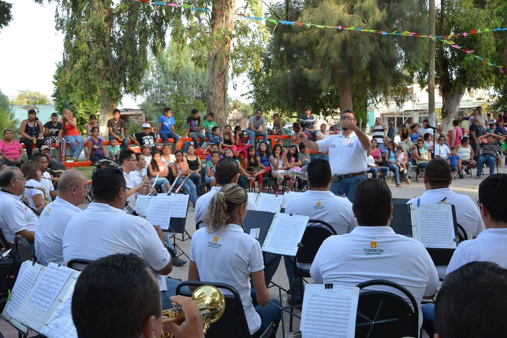Los foros. Uno de los objetivos de la Banda Municipal es presentar sus conciertos en diferentes espacios abiertos al público.