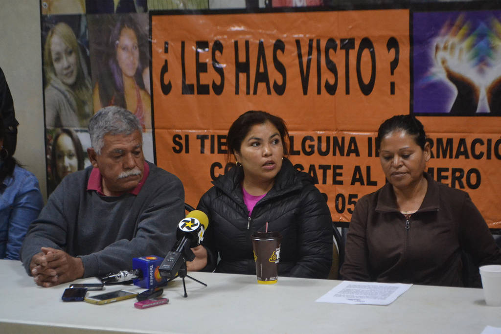 Explicación. Los integrantes del Grupo Vida de Torreón pidieron a Homero Ramos que esclarezca la situación de Silvia Stephanie. 