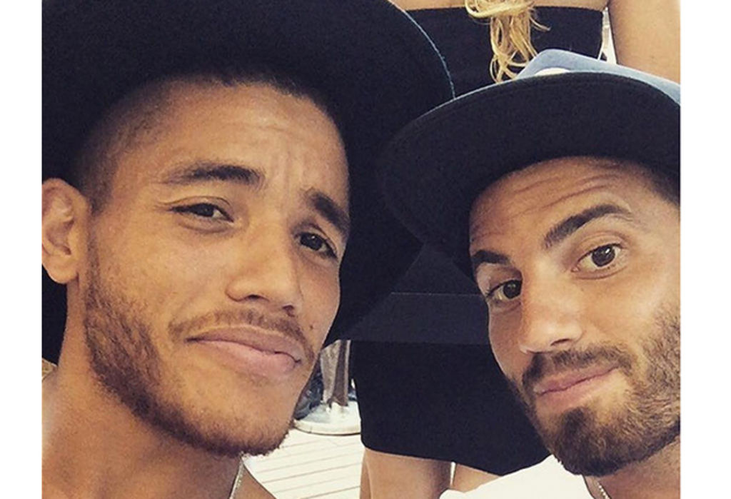 La revista TV Notas publicó un supuesto romance de Dos Santos con su compañero de equipo Mateo Musacchio. (INSTAGRAM)