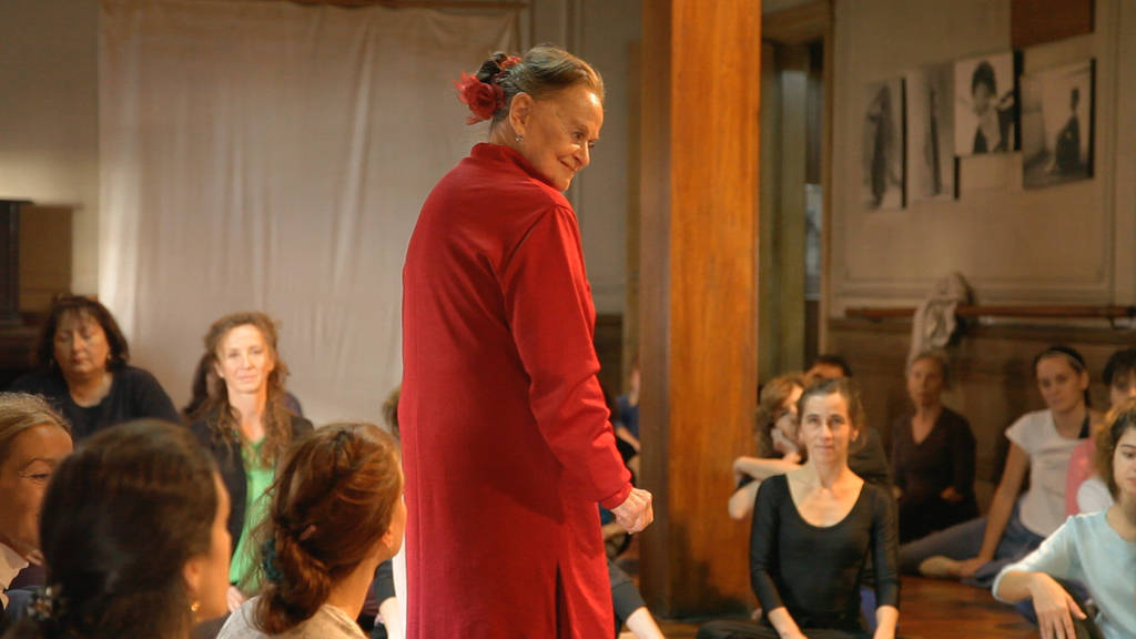 Su trabajo. La película ha impactado a la comunidad dancística, y a los alumnos de María Fux.