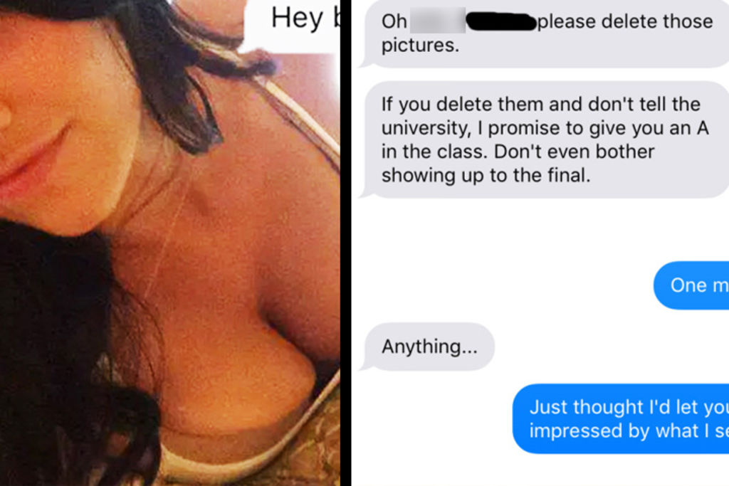 La profesora no se percató que envió las fotos a otro contacto. (ESPECIAL)