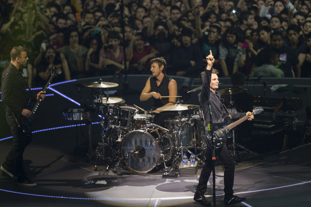 El grupo británico Muse se presentó en el Palacio de los Deportes de la Ciudad de México y después en el Festival Corona Capital. (ARCHIVO)