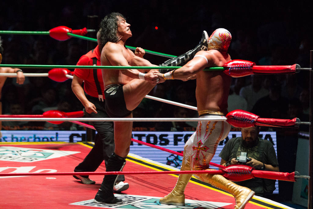 Se realizó la función de Lucha Libre, denominada Elite en la Arena México. (Notimex)