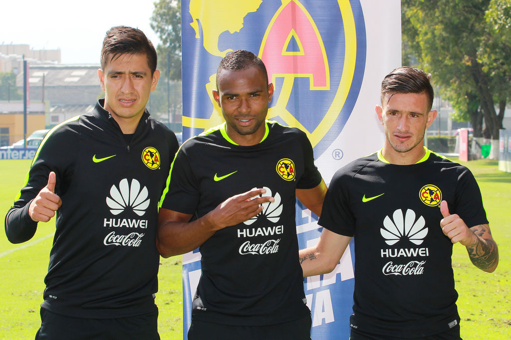 Wiliam Da Silva, Brian Lozano y Jesús Moreno fueron presentados en Coapa. (JAMMEDIA)
