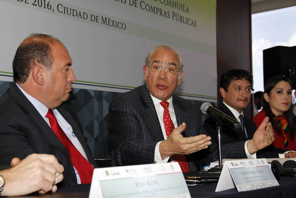 Estrategia. El secretario general de la OCDE elogió el papel de las reformas estructurales en México. (EL UNIVERSAL) 