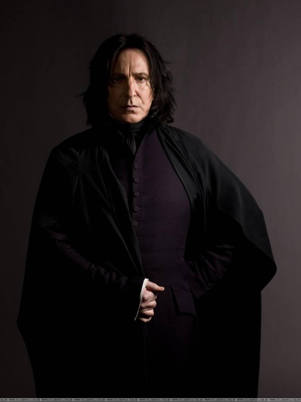 El profesor 'Severus Snape' en la saga de Harry Potter (2001-2001). 