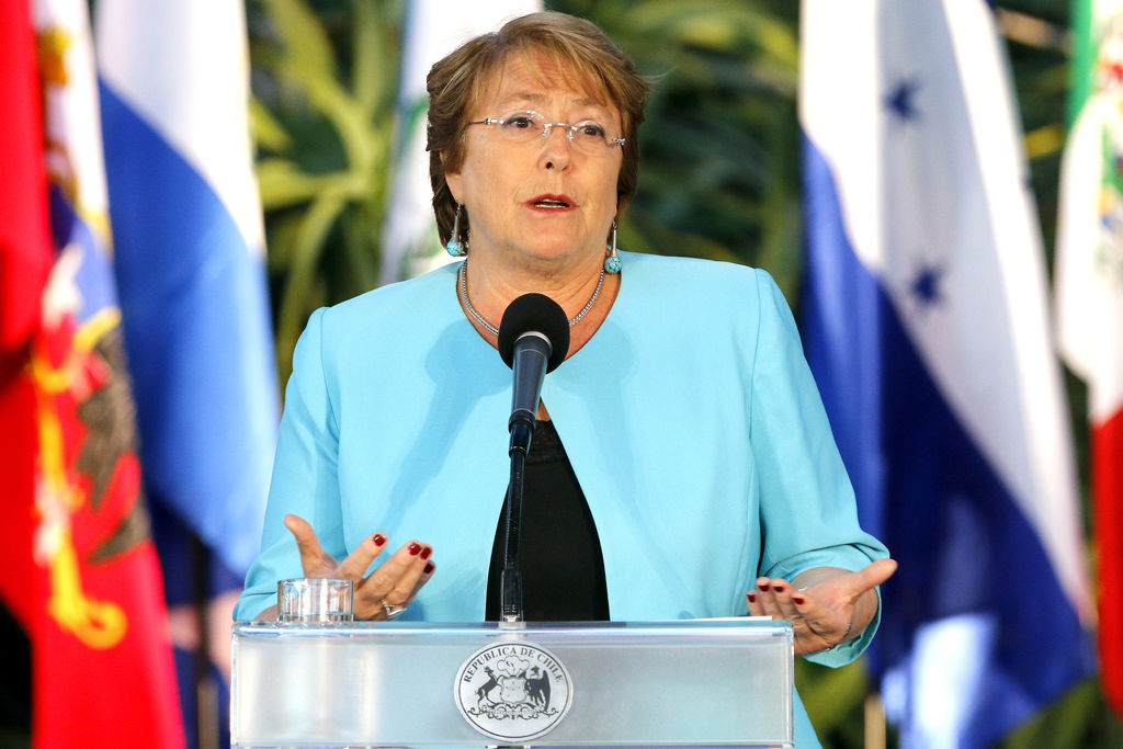 Bachelet habló sobre 'la esperanza de que en esta cumbre surjan propuestas concretas y no sólo buenas intenciones'. (EFE)
