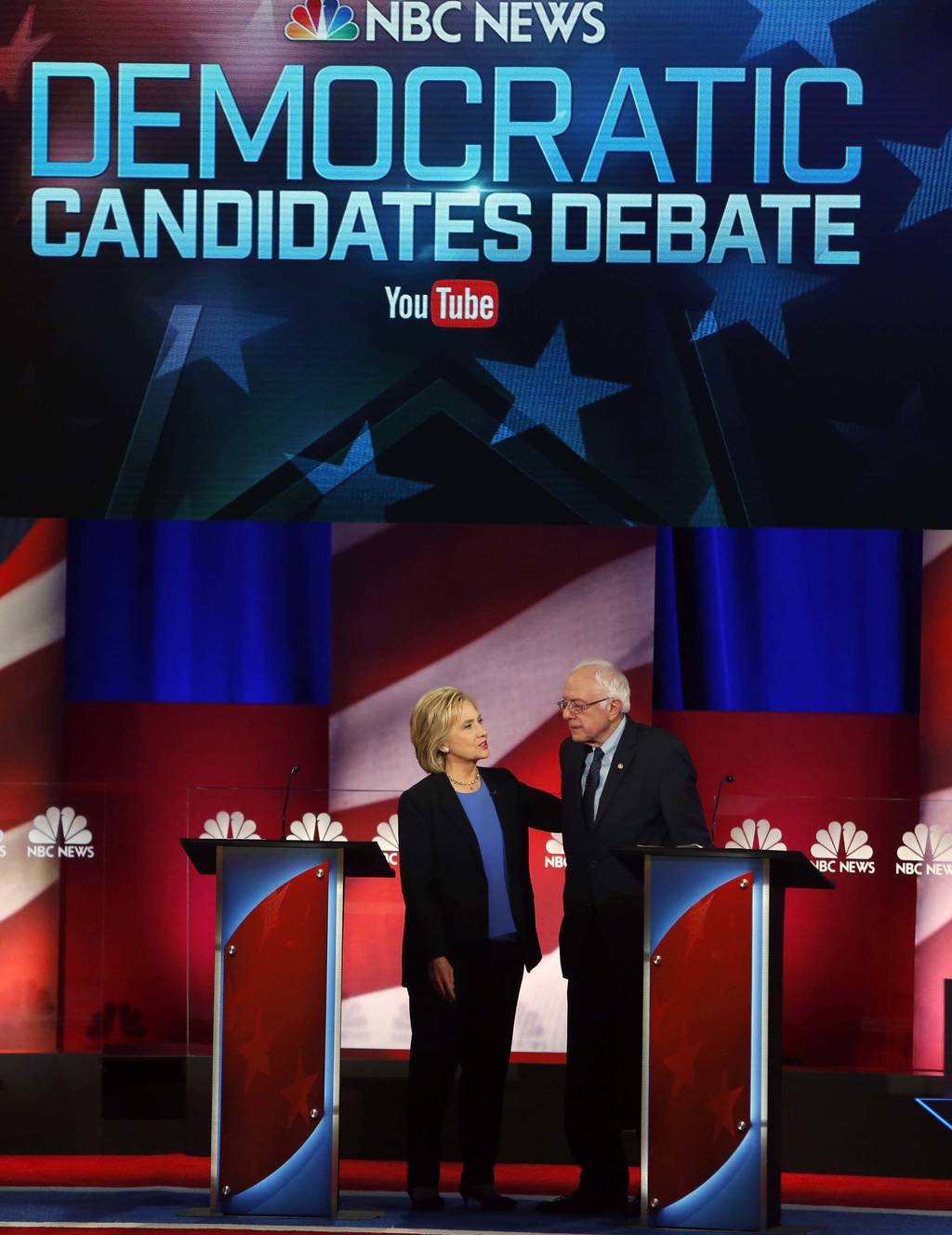 Elección. Hillary Clinton y Barnie Sanders tuvieron un último debate con acusaciones mutuas de cara a las elcciones primarias.