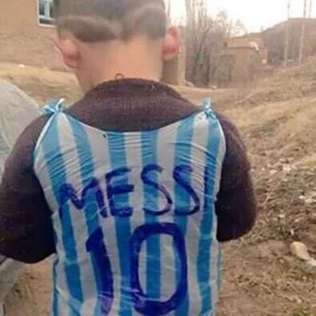 Playera de discount messi para niño