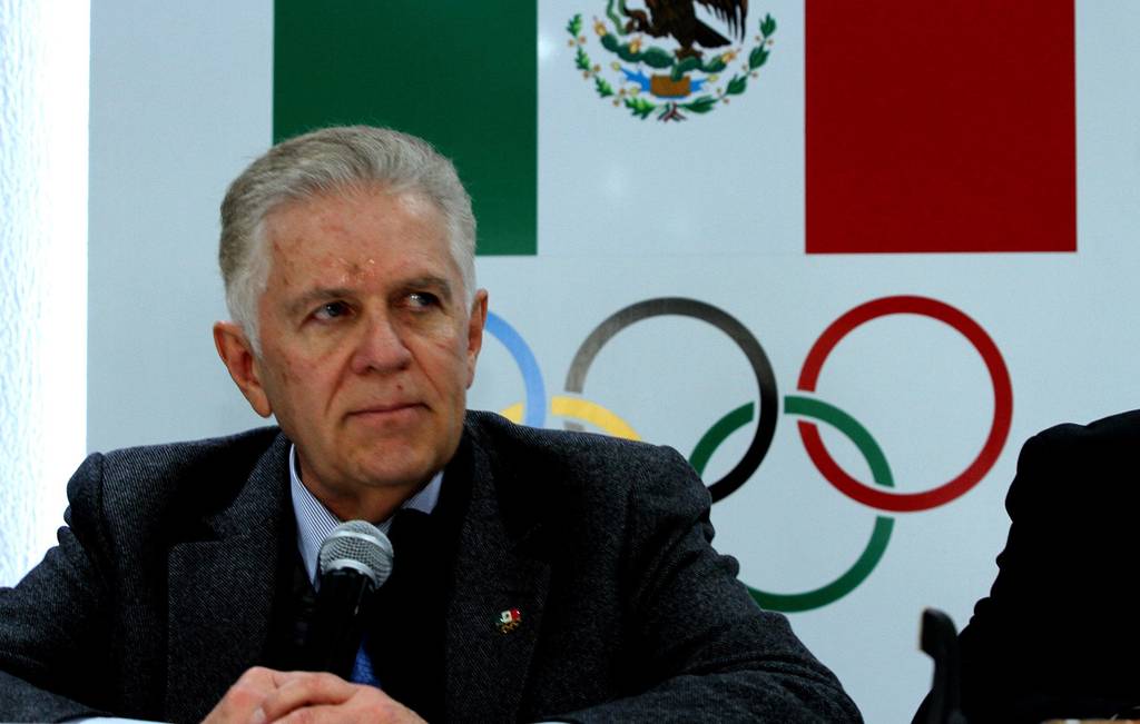 Carlos Padilla, presidente del Comité Olímpico Mexicano. (Fotografía de Notimex)