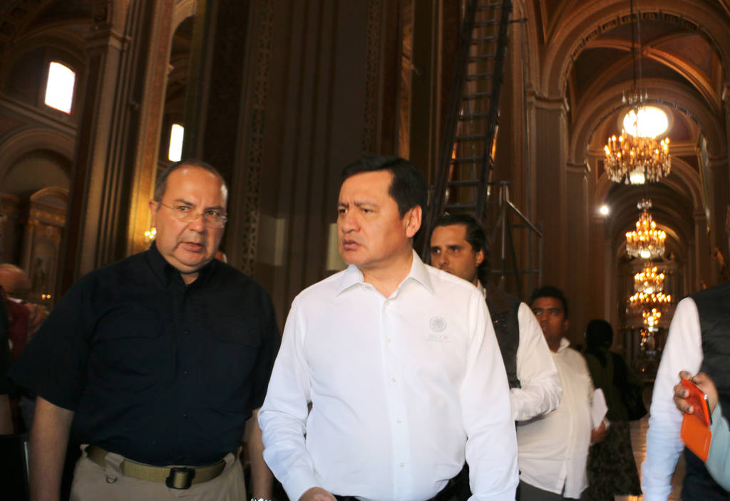 Seguridad. Miguel Ángel Osorio Chong visitará en esta semana Chiapas, para revisar los avances para la visita papal.
