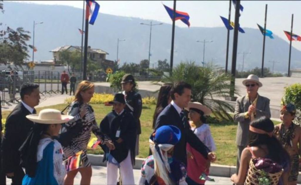 Peña Nieto llegó a la cita regional donde se analizaran los cinco ejes de la Agenda 2020 de este bloque de naciones de América y El Caribe. (EL UNIVERSAL) 
