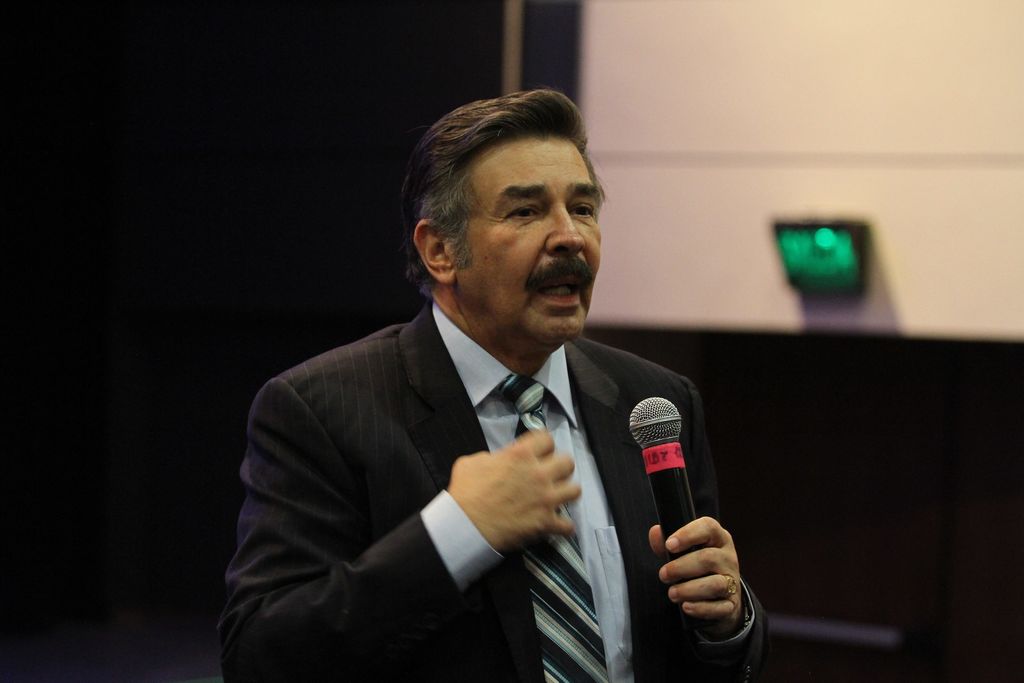 Ortiz de Pinedo opinó sobre el tema durante una conferencia para hablar de los cambios en La Dalia Negra, obra que produce. (ARCHIVO)
