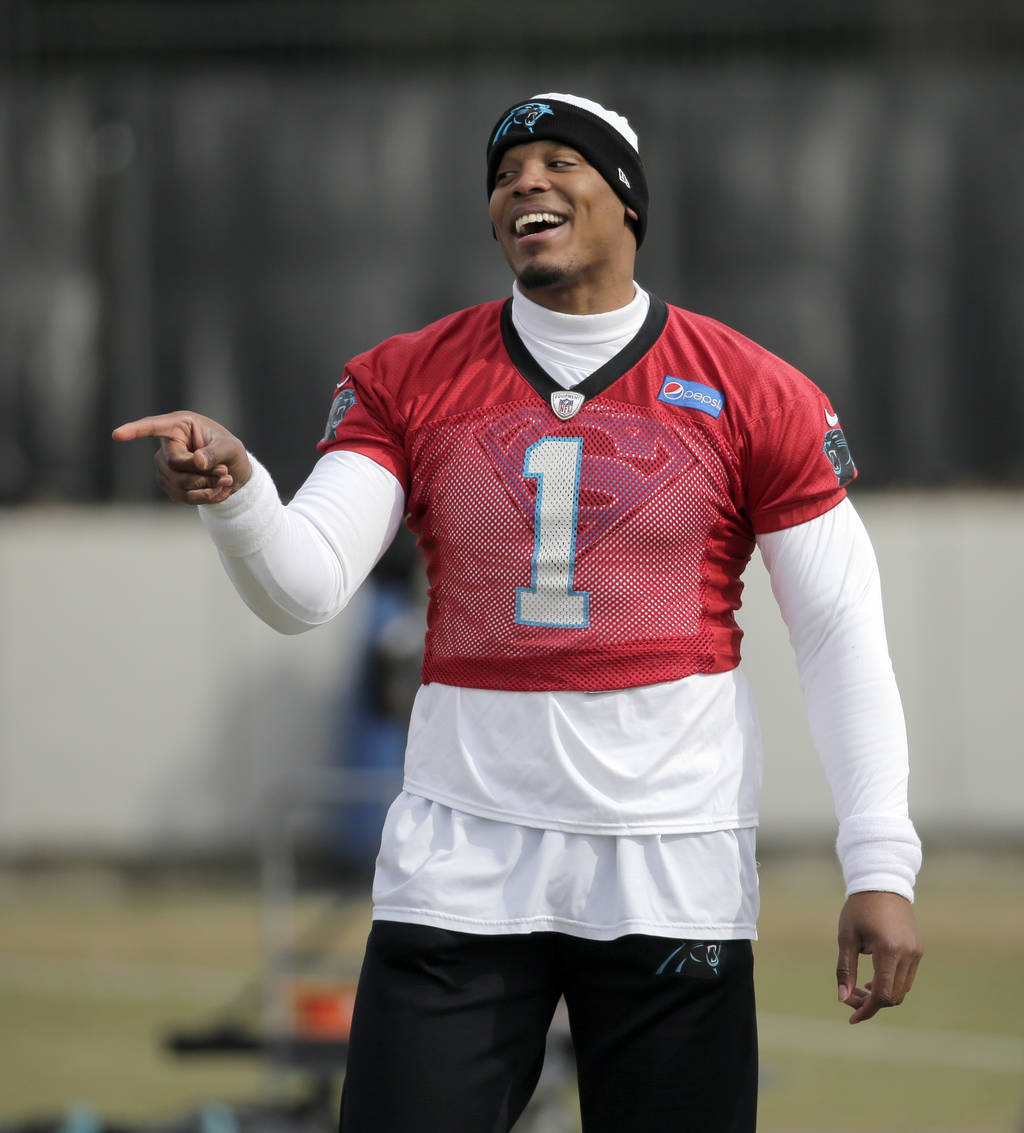 Cam Newton será una de las principales figuras del Super Bowl. (AP)
