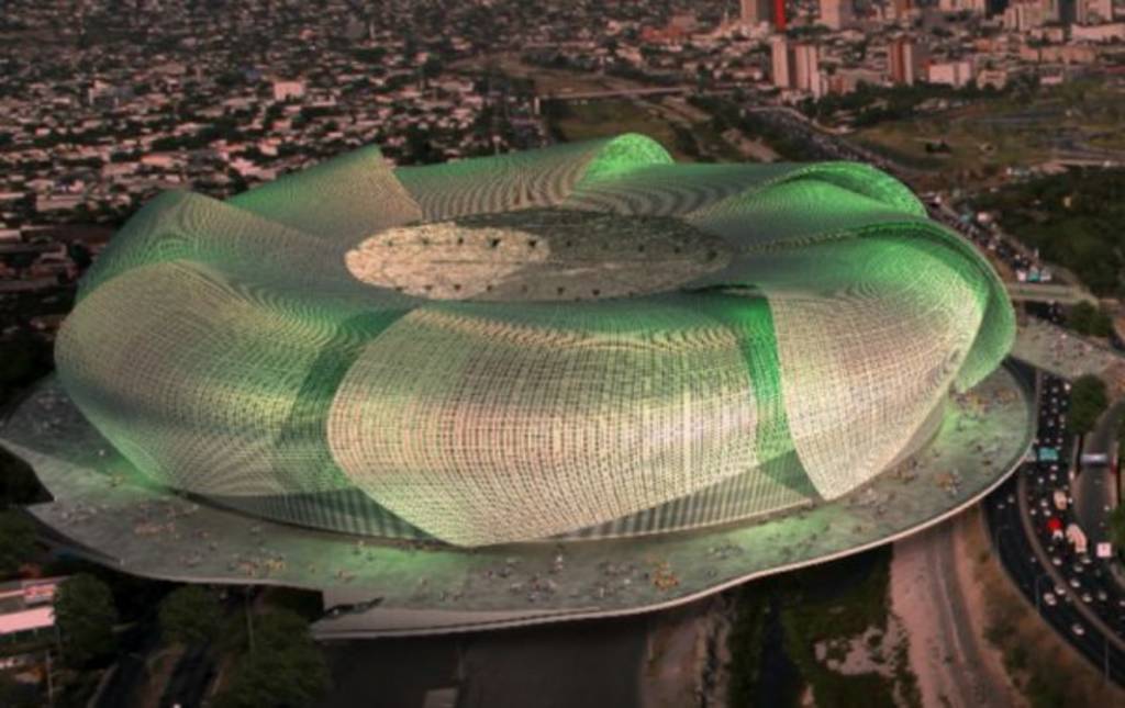 Imagen de lo que podría ser el nuevo estadio de Tigres. (Especial)