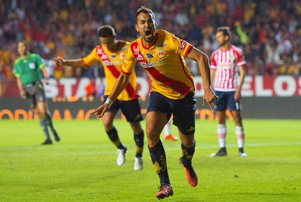 Pablo Velázquez marcó el primero en el estadio Morelos, al minuto 38.  (JAM MEDIA)
