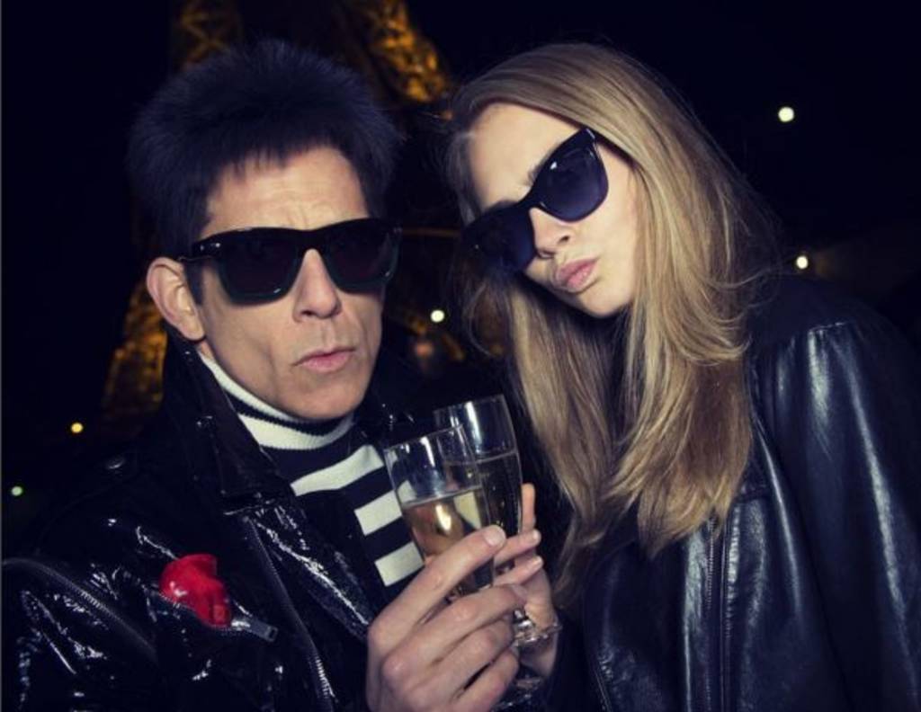 Personajes. Ben Stiller y Cara actúan en Zoolander 2.