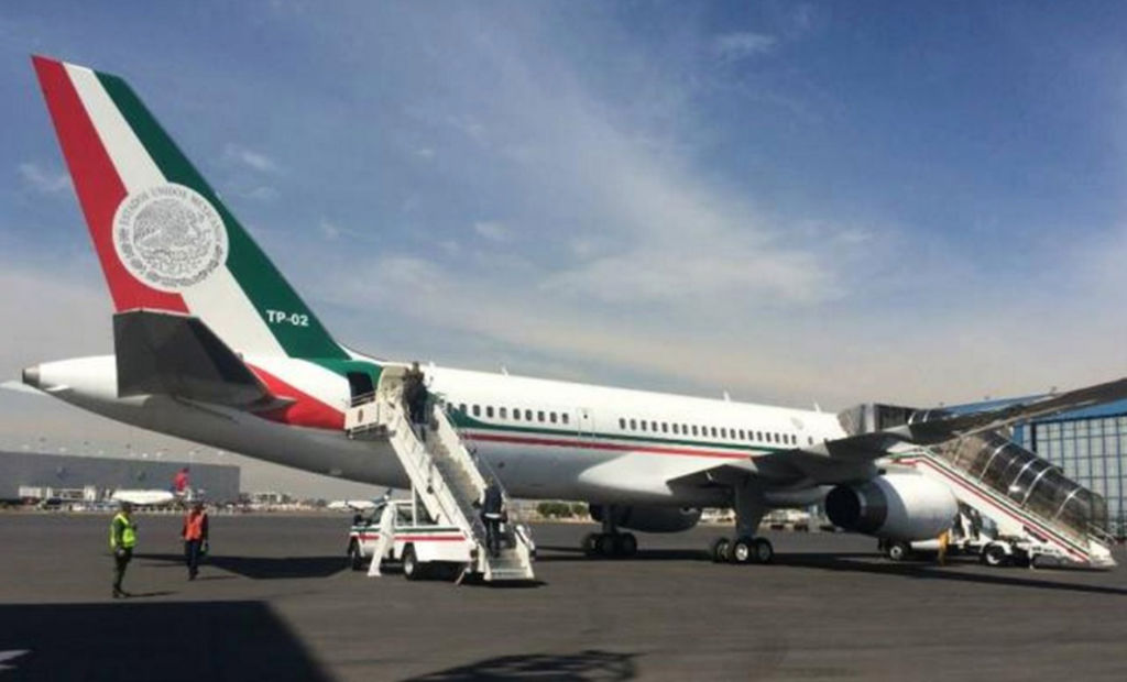 Avión 'Presidente Juárez' ahora es el TP02. (ARCHIVO) 