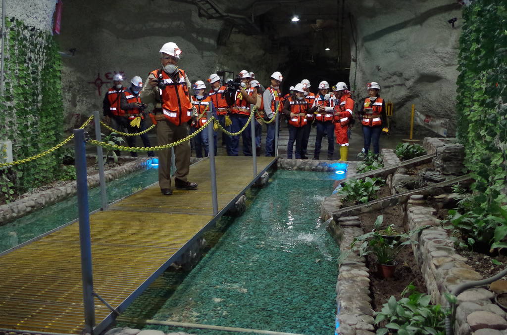 Estancia. La mina Velardeña cuenta con todas las comodidades para hacer de sus trabajadores una agradable estancia, pese a trabajar bajo tierra. (CORTESIA)