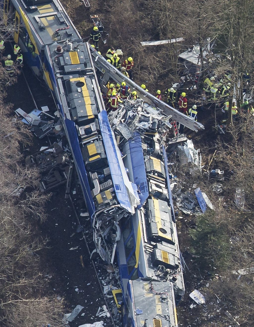 Se trata de uno de los accidentes ferroviarios más graves de la historia reciente de Alemania. (EFE)