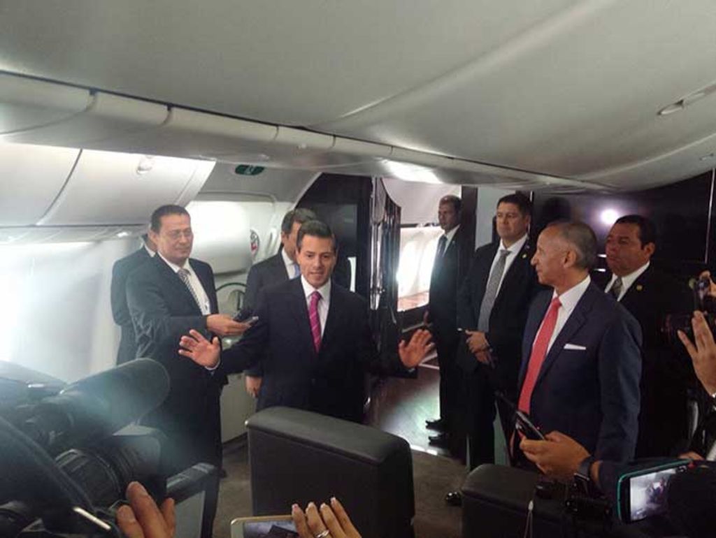 Peña viaja a Sonora en inicio de operaciones de avión presidencial. (TWITTER)	