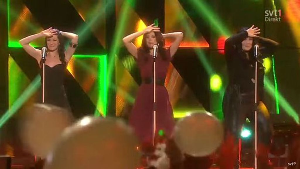 El trío español fue invitado al Melodifestivalen 2016, la gala que sirve para seleccionar a quienes representarán a Suecia en el festival de Eurovisión. (ESPECIAL)