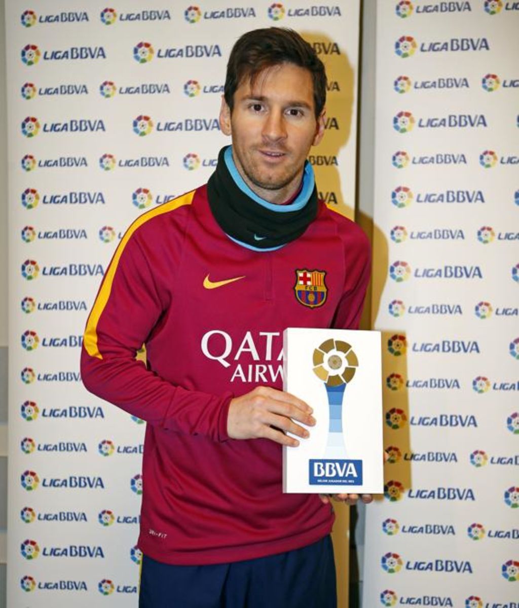 Hasta el año pasado, cuando Neymar obtuvo el premio, ningún jugador del Barça había ganado el Premio al Jugador del Mes de la Liga BBVA.
