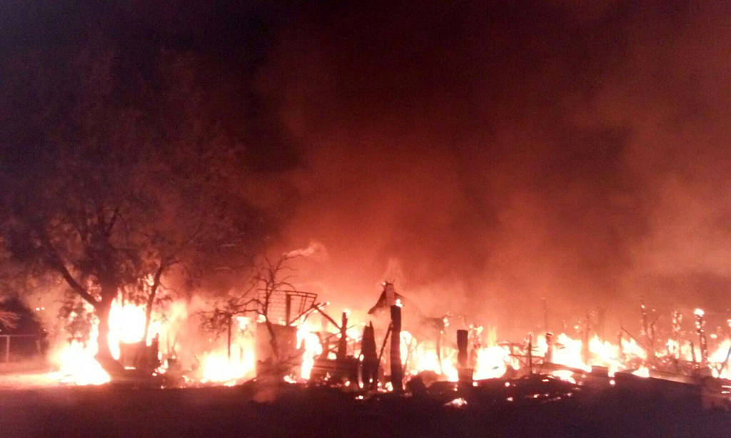 Incendio. Fuego consume marraneras de Gómez Palacio; 80 cerdos se calcinaron.