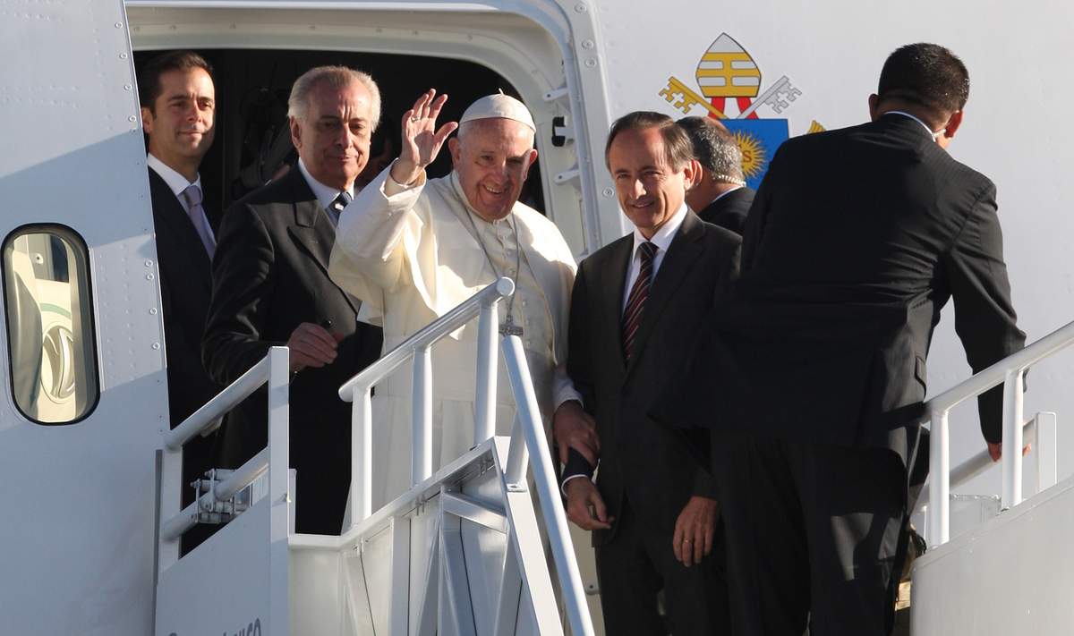 El Papa se despidió de la Ciudad de México para viajar a Juárez. (EFE)