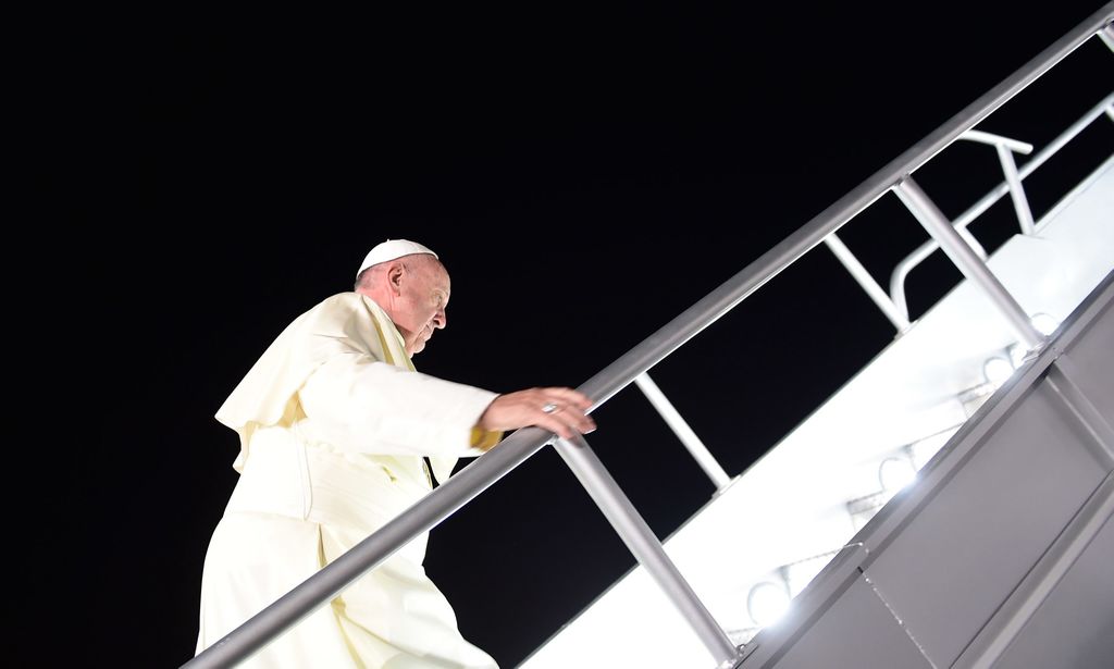 El Papa se despidió de México tras su visita de seis días. (NOTIMEX) 