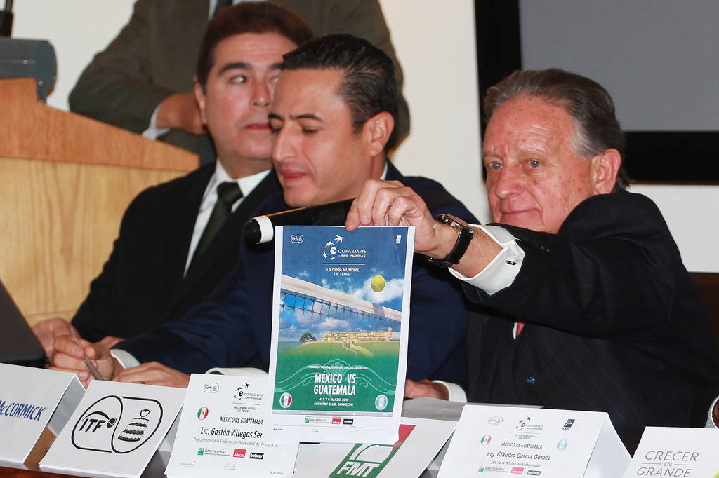 Gaston Villegas, presidente de la Federacion Mexicana de Tenis. México se renueva para la Copa Davis