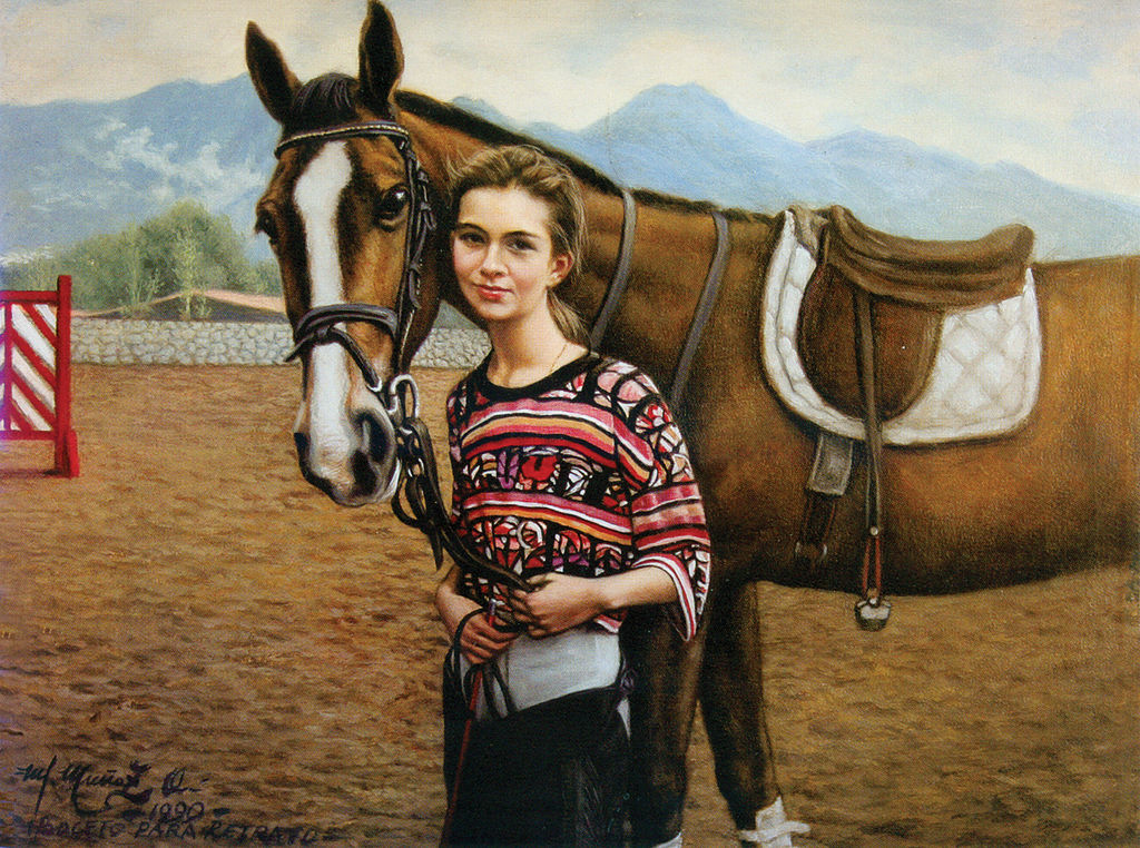 Boceto para retrato, 1990. Foto: Cortesía Guadalupe Muñoz Vázquez 