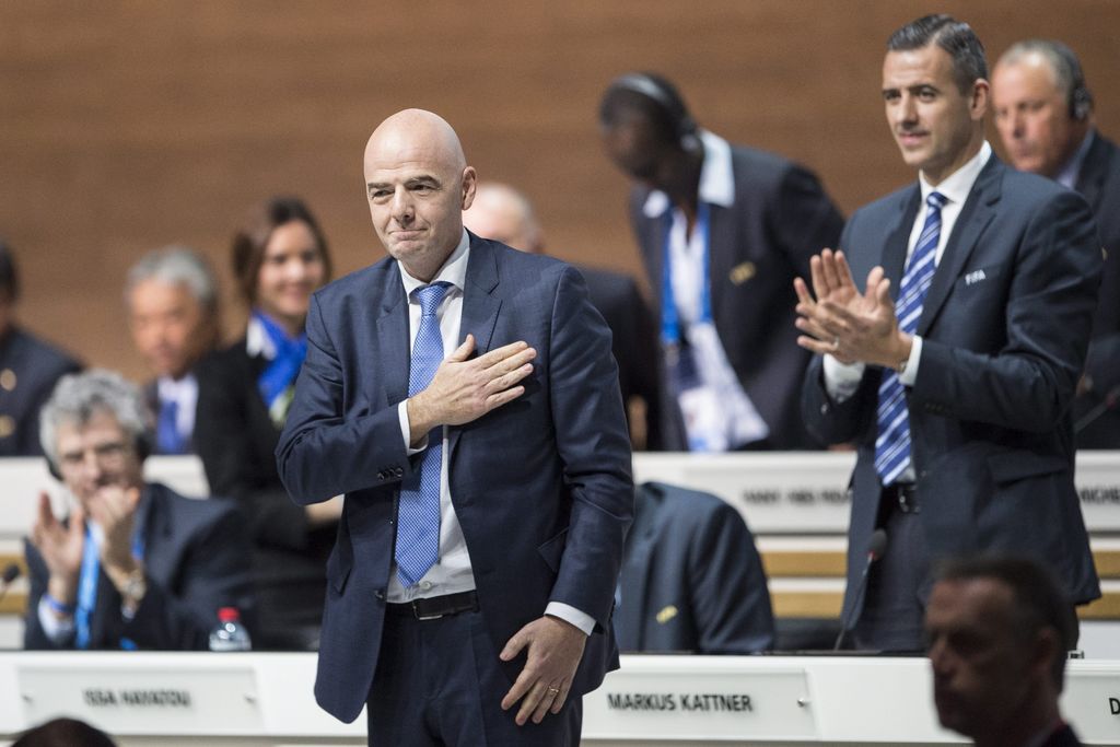 'Quiero trabajar con todos ustedes para restablecer una nueva era en FIFA con el fútbol en el centro', dijo. (EFE)