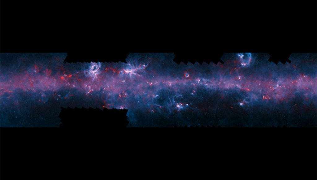Han concluido el plano galáctico del hemisferio sur más completo que se ha realizado hasta la fecha gracias al APEX, un telescopio de características únicas situado en Atacama. (INTERNET)
